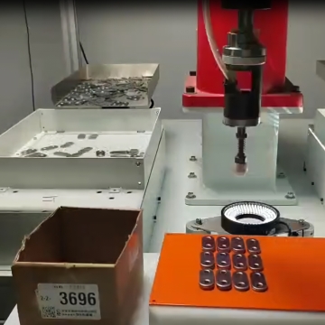 Equipment Feeder Flexible Vibratory Bowl Feeder Can Identify Color Shapes for Robotic Arm Picking