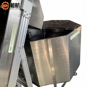 Automatic, Inclined Bucket Elevator, Lifting Belt Conveyor With Storage Compartment Spiral Hopper Flour Screw Conveyor Machine