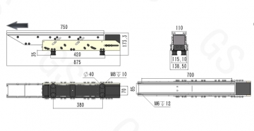 Songhang Linear Vibrating Feeder 8kg Load Capacity 150-200W Power Vibrating Feed Bowl Extended Track 1000-1500mm Max Drive