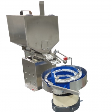 Product Assembly Line Vibratory Bowl Feeder with Hopper